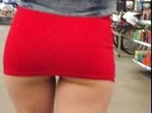 Girl's upskirt thong caught on cam at a mall's cafe