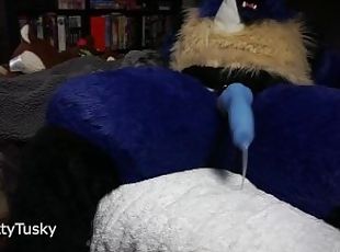 Fursuit Footjob